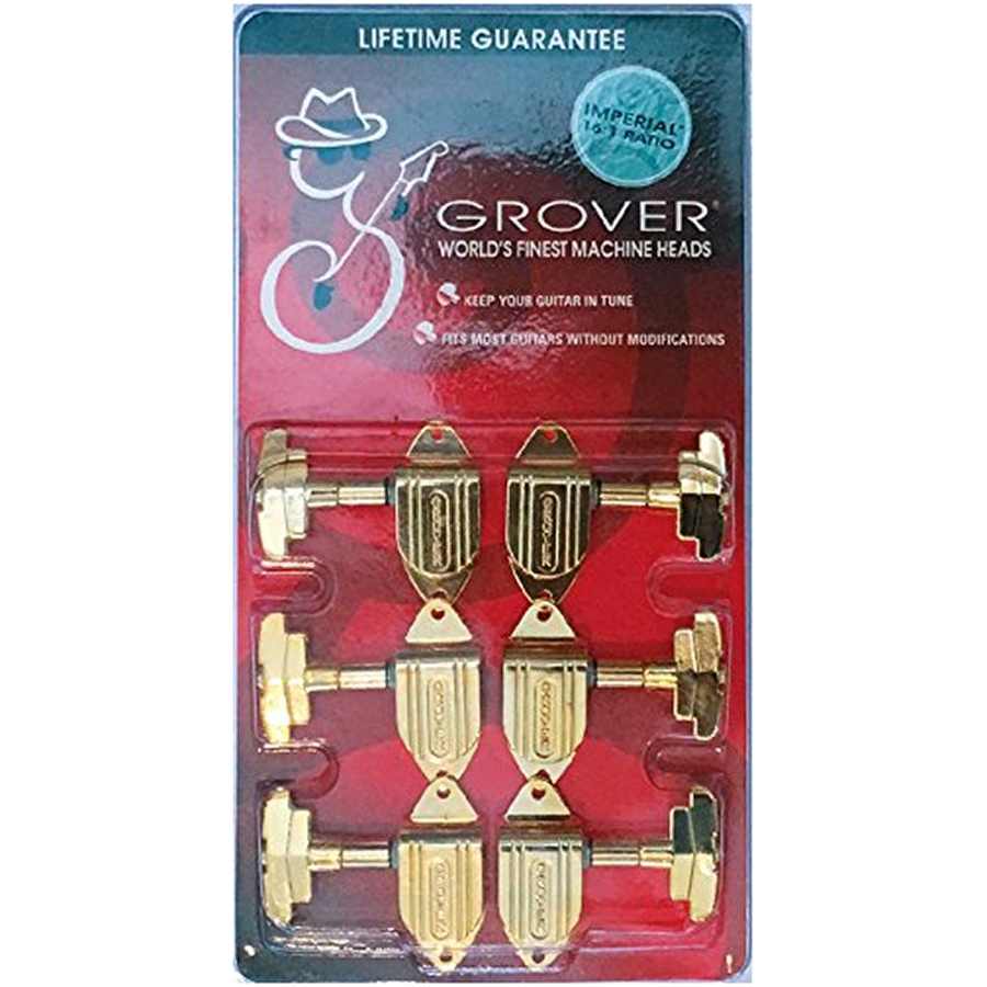 Grover Imperial 151GM Gold Tuners – 3x3 Set