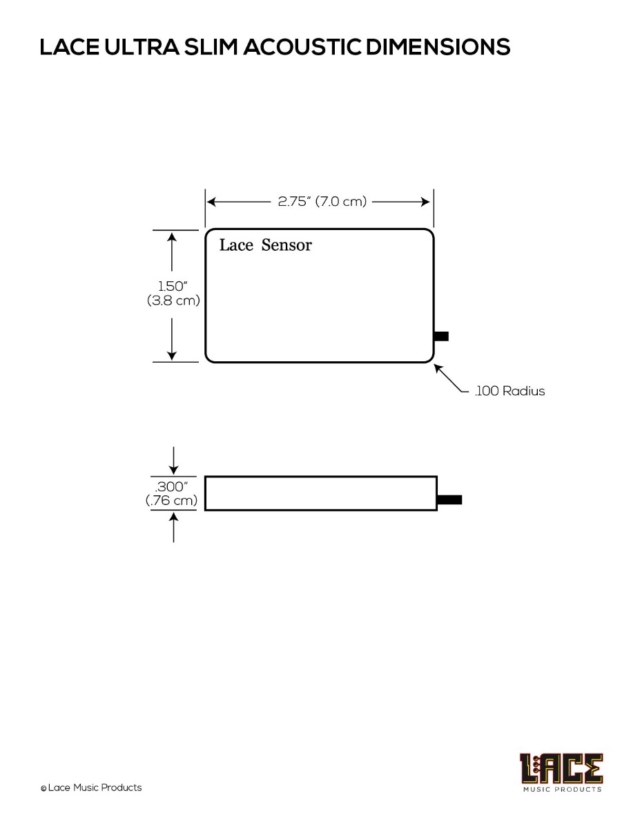 Lace Ultra Slim Acoustic Sensor (USA), Chrome - Image 2