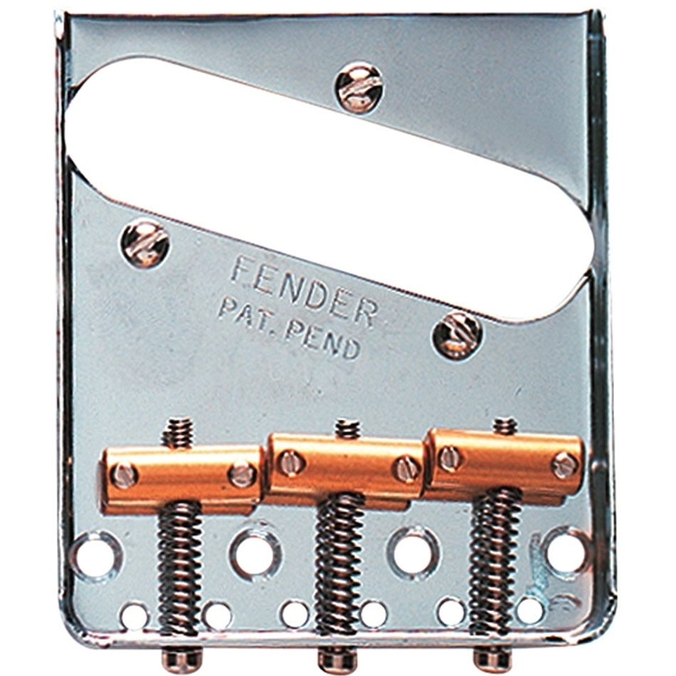 Fender American Vintage Telecaster Bridge, 3-Saddle Chrome