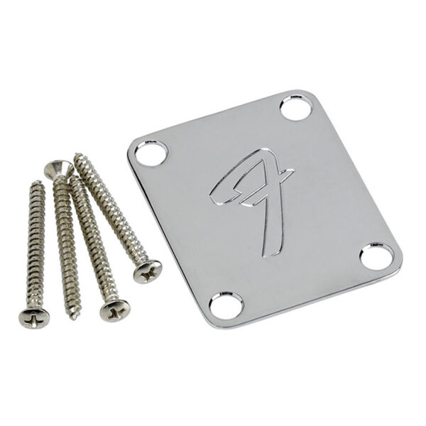 Fender '70s Vintage-Style F Logo 4-Bolt Neck Plate