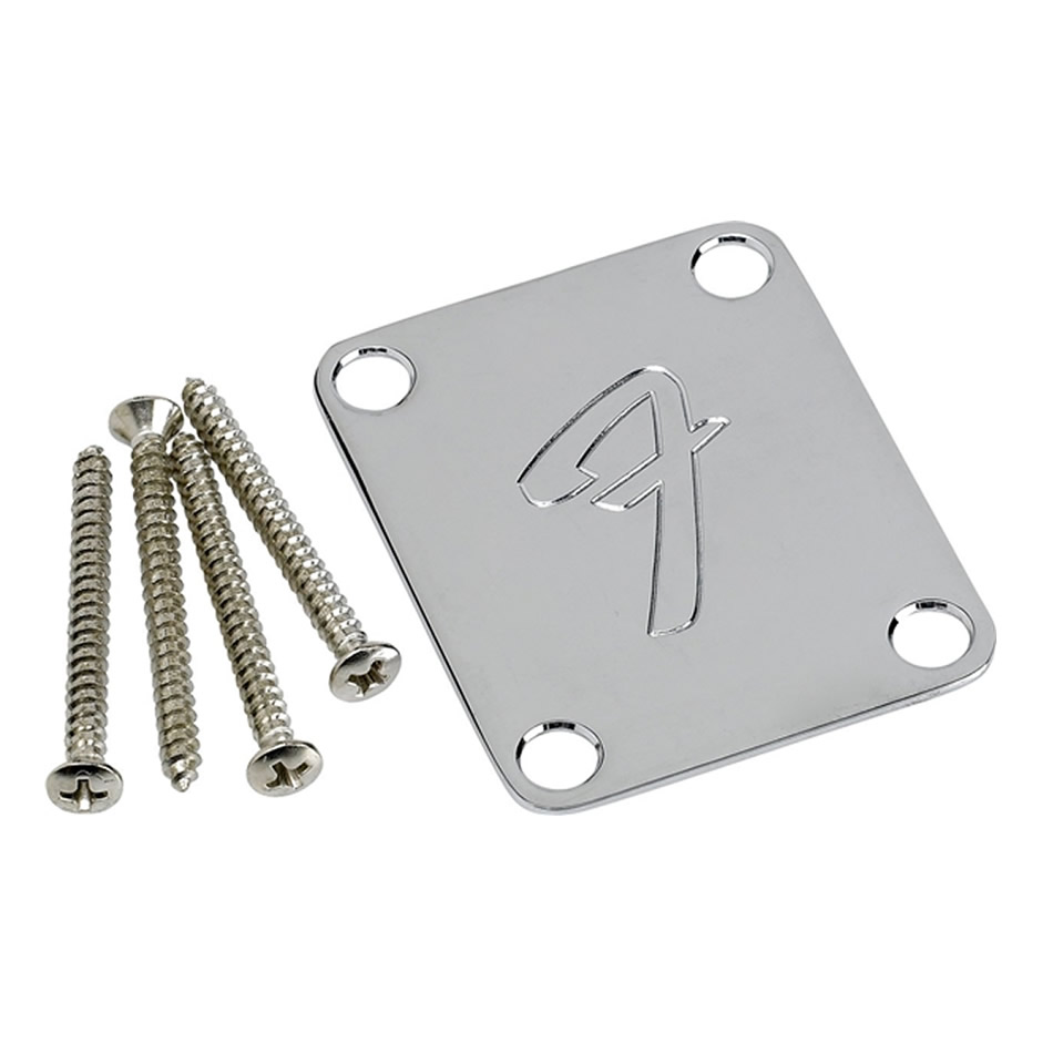 Fender '70s Vintage-Style F Logo 4-Bolt Neck Plate