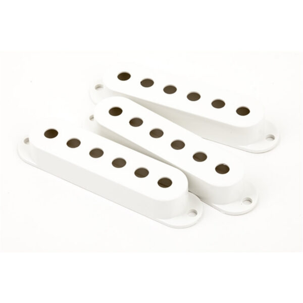 Fender Stratocaster Pickup Covers - White (Set of 3)