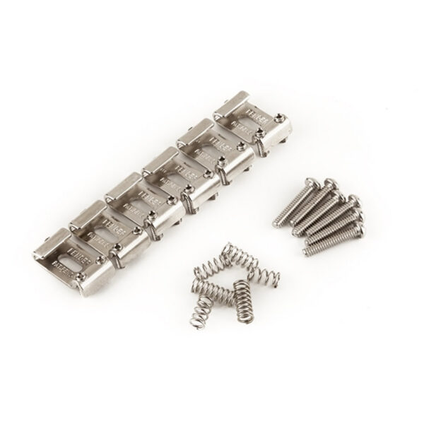 Fender Pure Vintage Strat Saddle Kit - Chrome