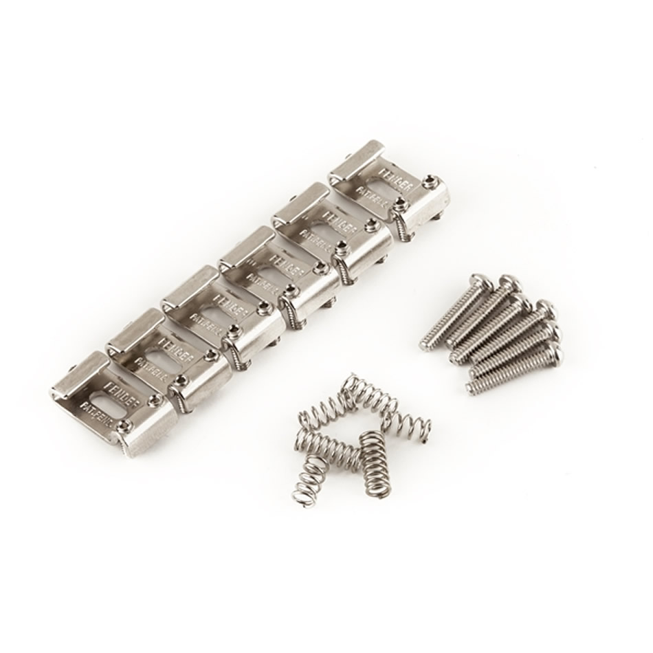 Fender Pure Vintage Strat Saddle Kit - Chrome