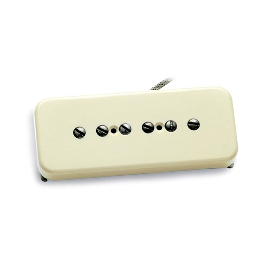 Seymour Duncan Antiquity P-90 Soapbar Bridge - Cream, LP Spacing