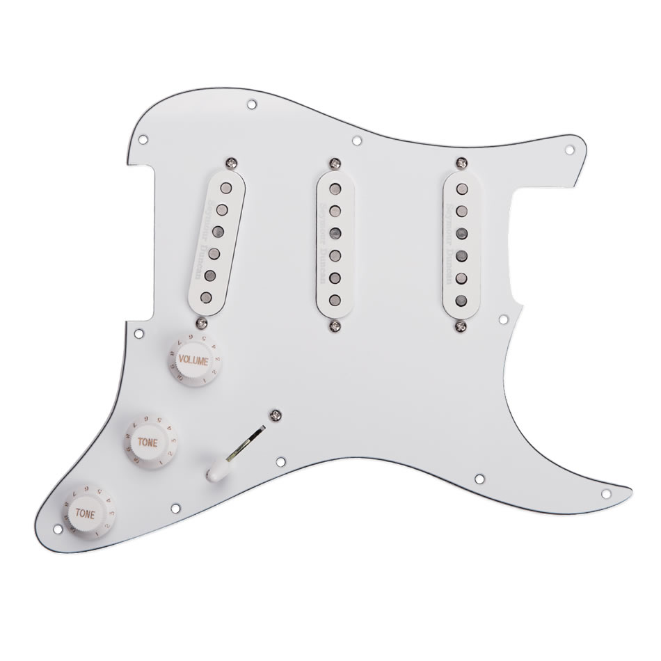 Seymour Duncan Classic Loaded Strat Pickguard - White