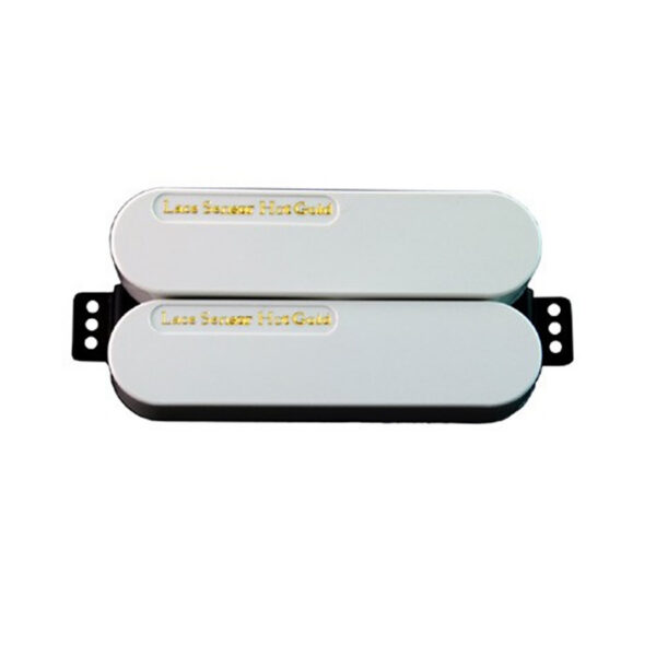 LACE Hot Gold Dually Pickup - Neck/Mid/Bridge - White