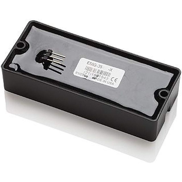 EMG 35JX Ceramic Jazz Bass Pickup - 4-String, Black - Image 2