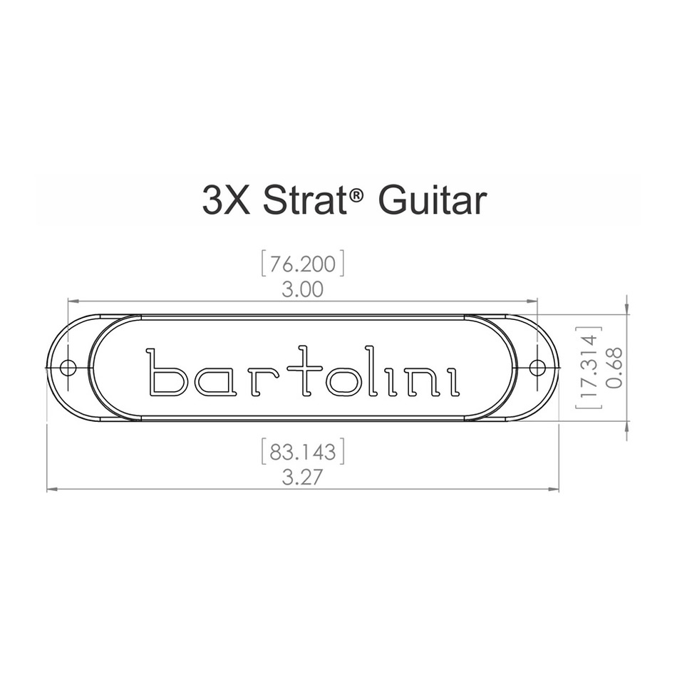 Bartolini 3X-S Strat Bridge Single Coil Pickup - Image 2