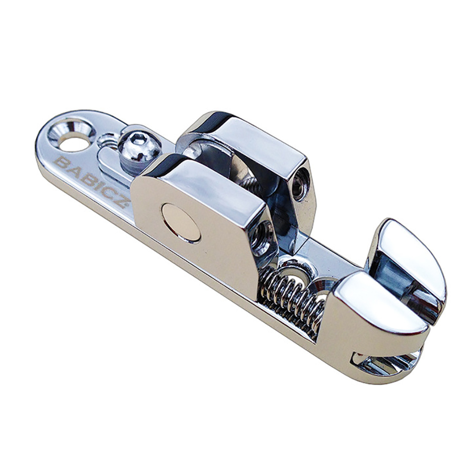 Babicz FCH SoloRail Individual Bass Saddle - Chrome - Image 2