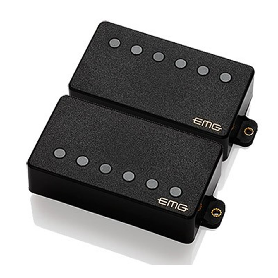 EMG MetalWorks 57/66 Humbucker Set, Solderless, Black