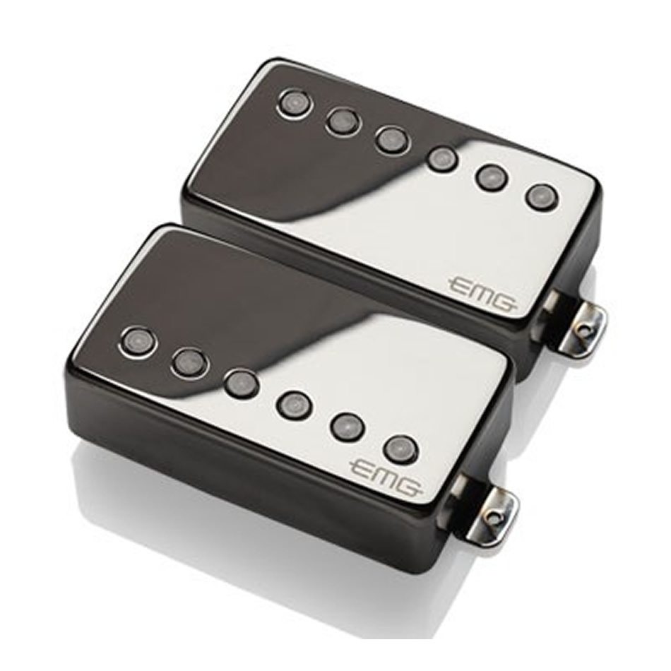 EMG MetalWorks 57/66 Humbucker Set – Black Chrome
