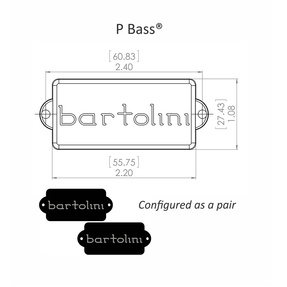 Bartolini 58CBP Precision Bass Pickup – 5-String - Image 2