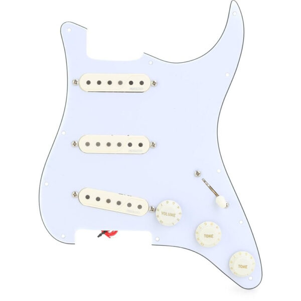 Fishman Fluence Loaded Strat Pickguard - White