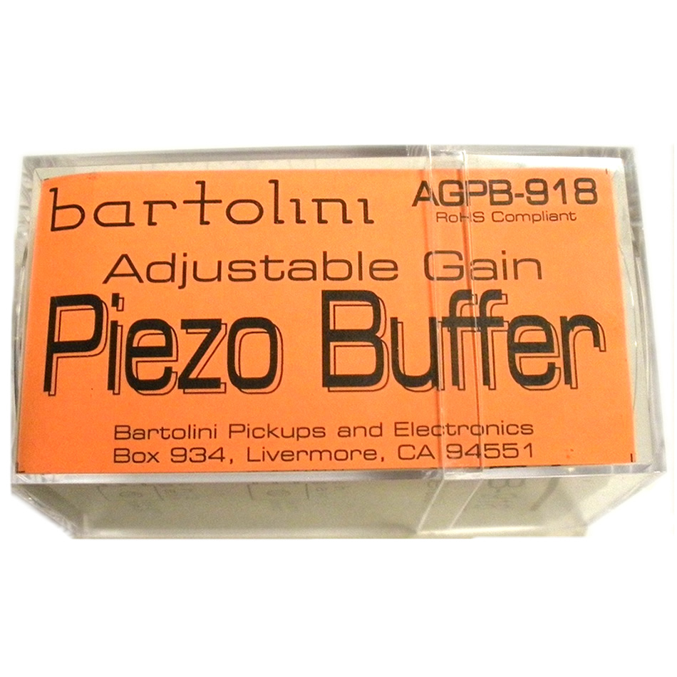 Bartolini AGPB/918 Adjustable Gain Piezo Buffer