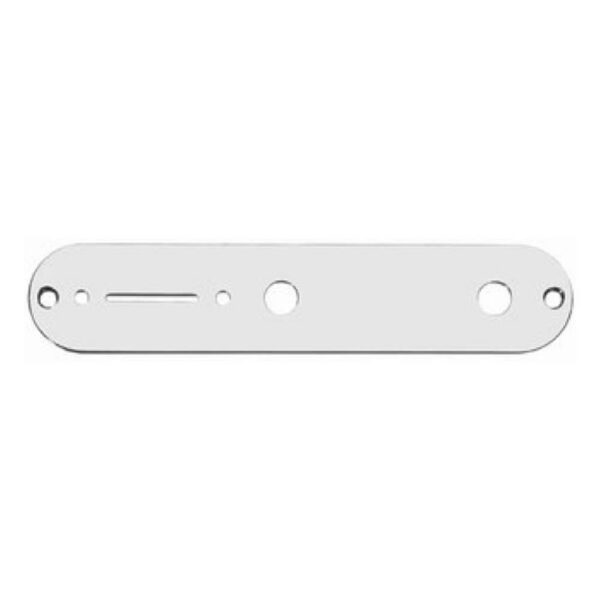 Allparts Tele Control Plate - Nickel, US Spec