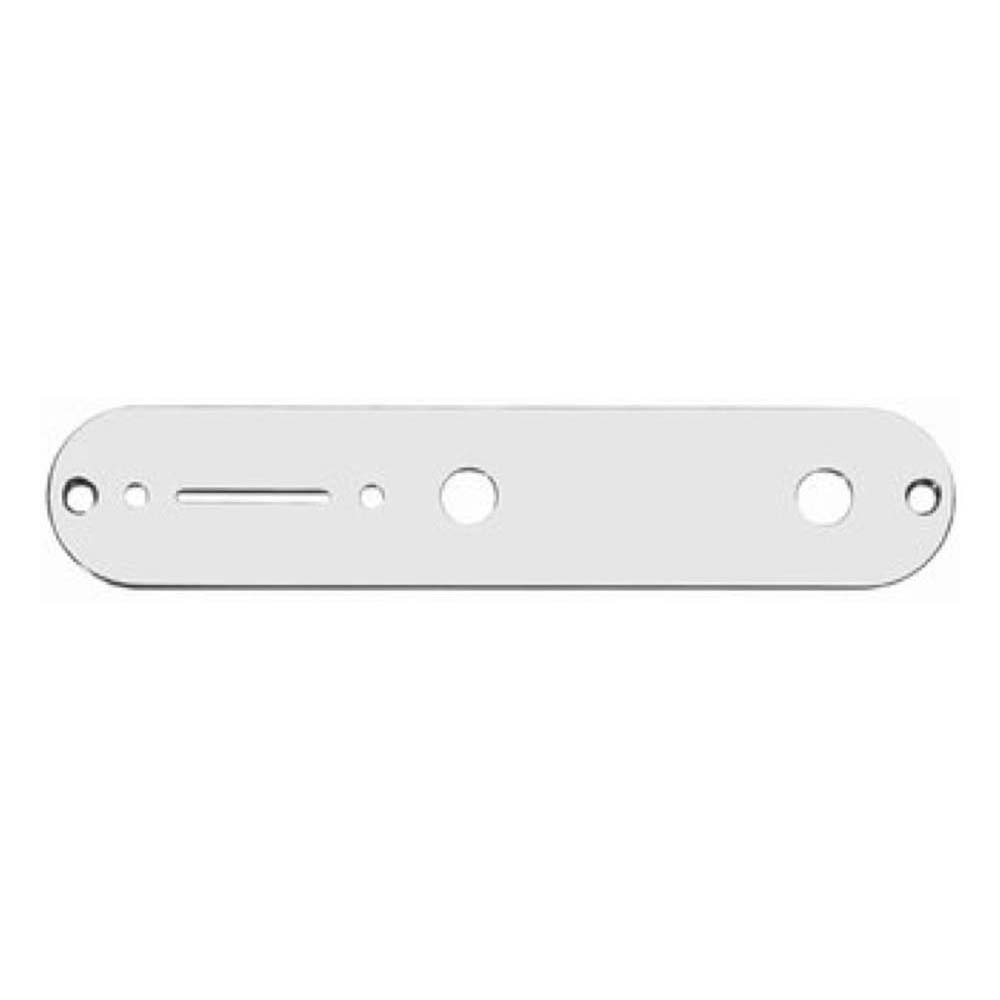 Allparts Tele Control Plate - Nickel, US Spec