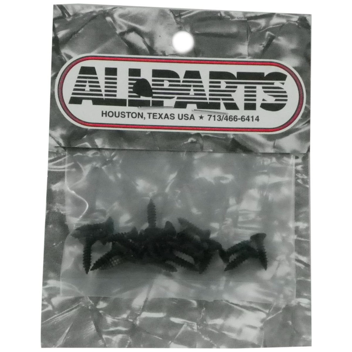 AllParts #4 x 1/2" Pickguard Screws, Black (20-Pack)