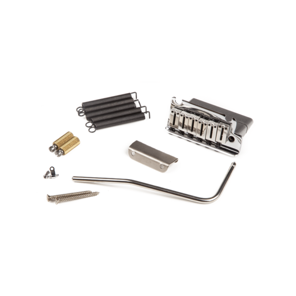 American Deluxe Strat® Two-Point Bridge, Polished Steel
