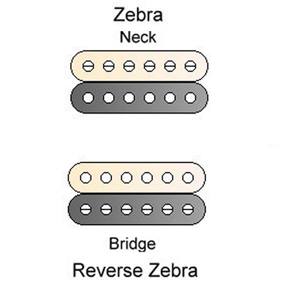 Seymour Duncan APH-2S Alnico II Pro Slash Set - Zebra - Image 3