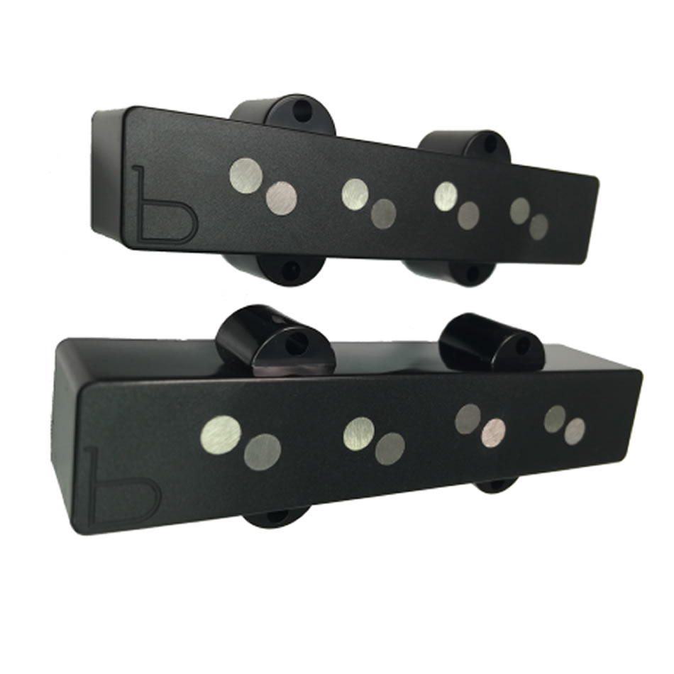 Bartolini J44J-L/S B-Axis Jazz Bass Pickup Set (Black)