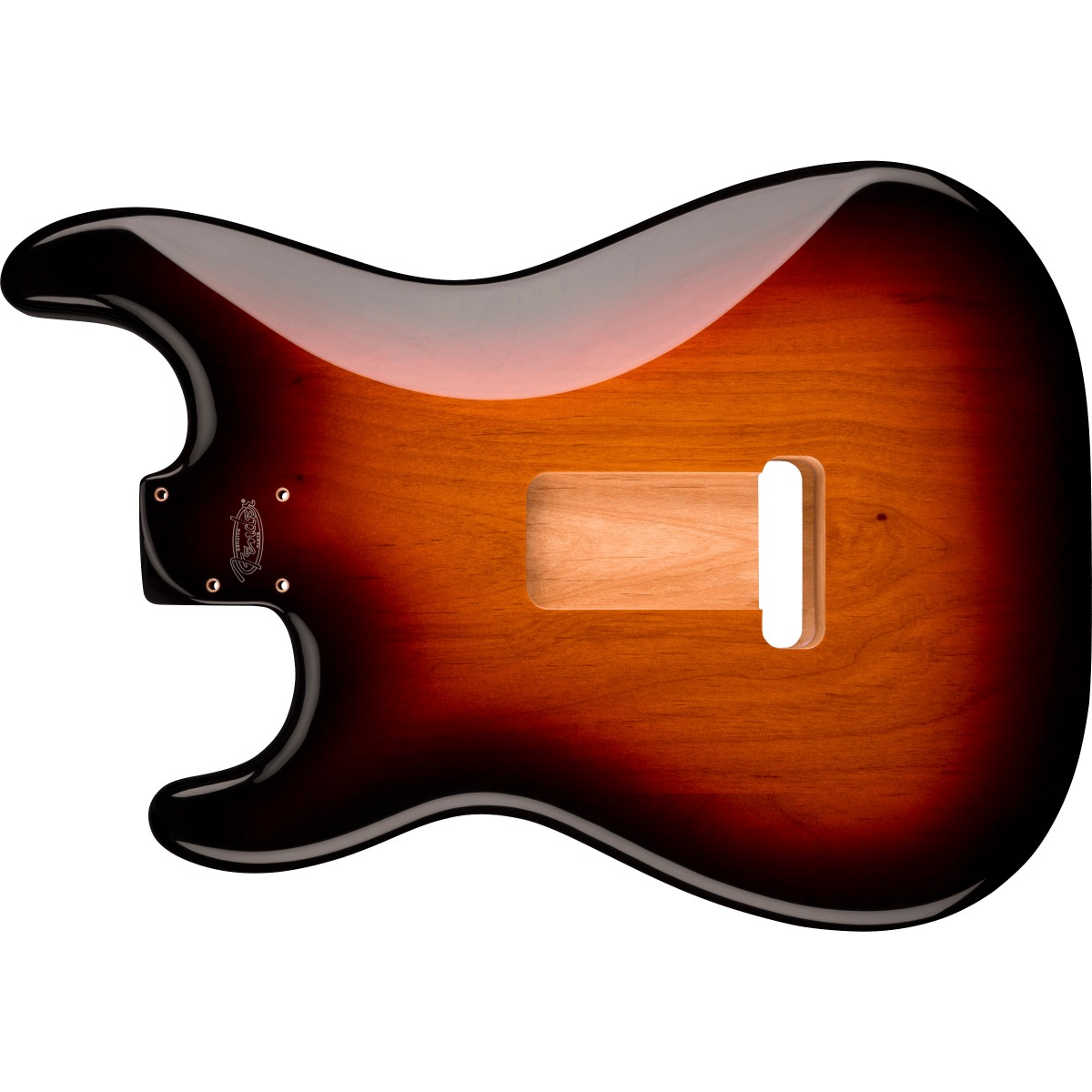 Fender Deluxe Series Strat® Alder Body HSH, 3-Tone Sunburst - Image 2