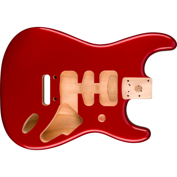Fender Deluxe Series Strat® HSH Alder Body, Candy Apple Red