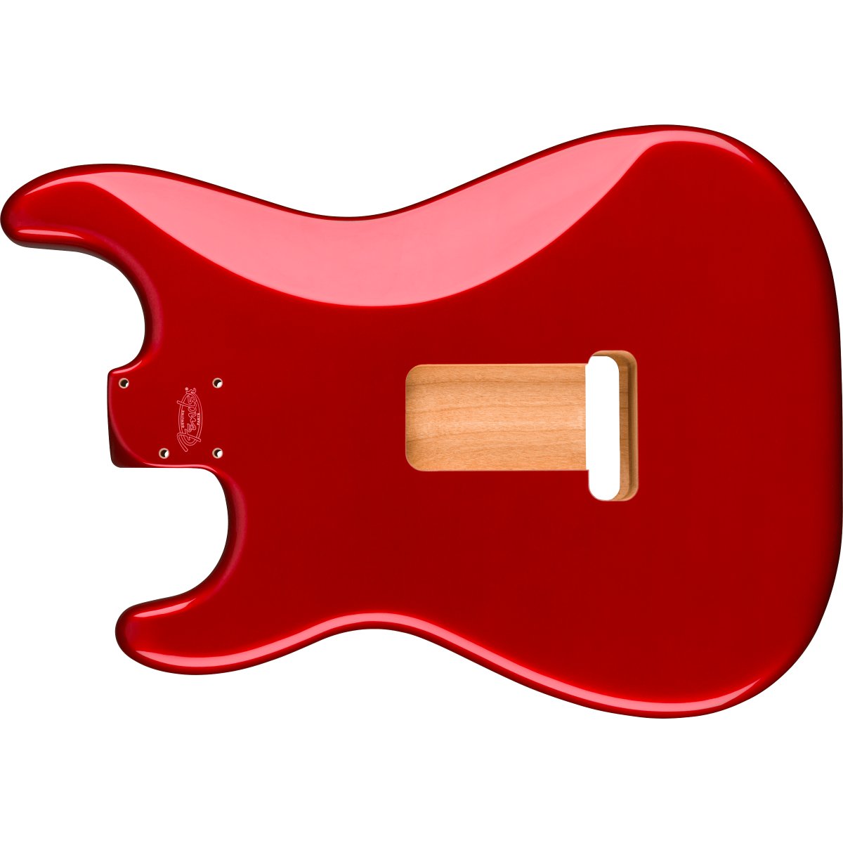 Fender Deluxe Series Strat® HSH Alder Body, Candy Apple Red - Image 3