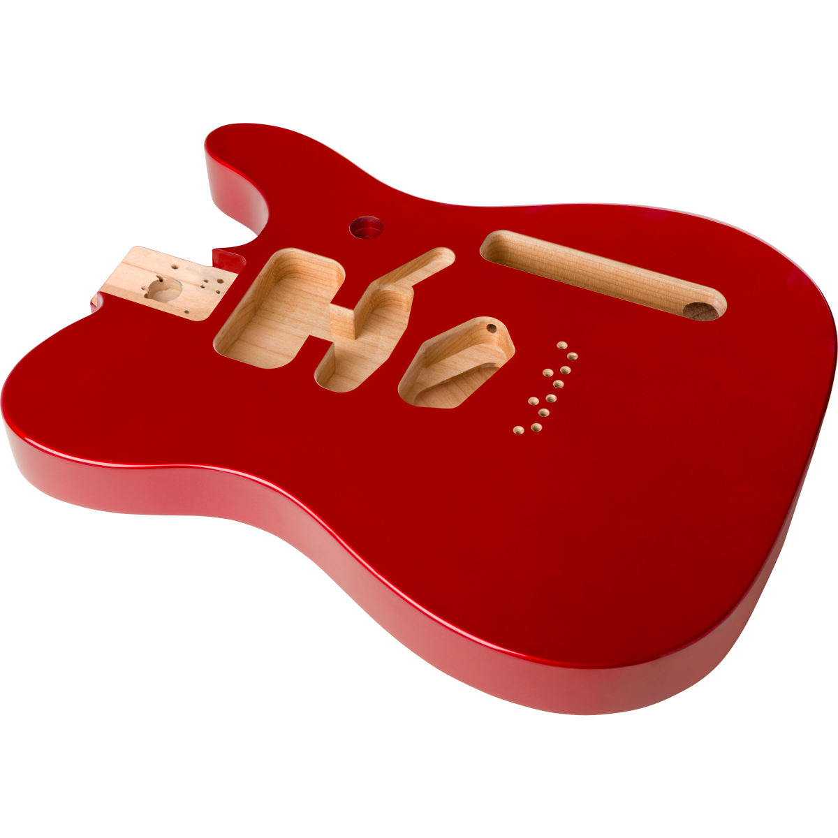 Fender Deluxe Series Telecaster SSH Alder Body - Candy Apple Red - Image 2