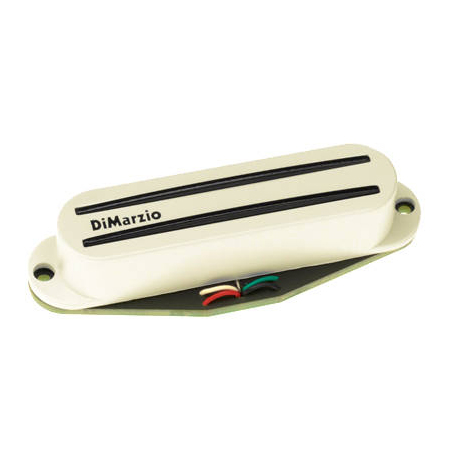 DiMarzio Fast Track 1 Strat Pickup, Aged White, Nickel Poles