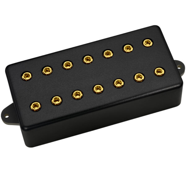 DiMarzio D Activator 7 Neck Humbucker – Black Cover, Black Poles
