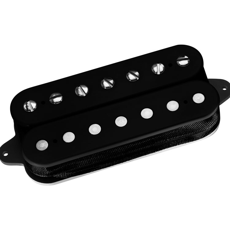 DiMarzio Tone Zone 7 Pickup - Black/Crème, Black Poles