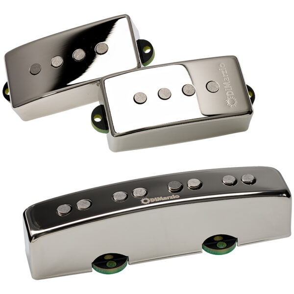 DiMarzio Sixties PJ Bass Pickup Set - Nickel (DP306N)