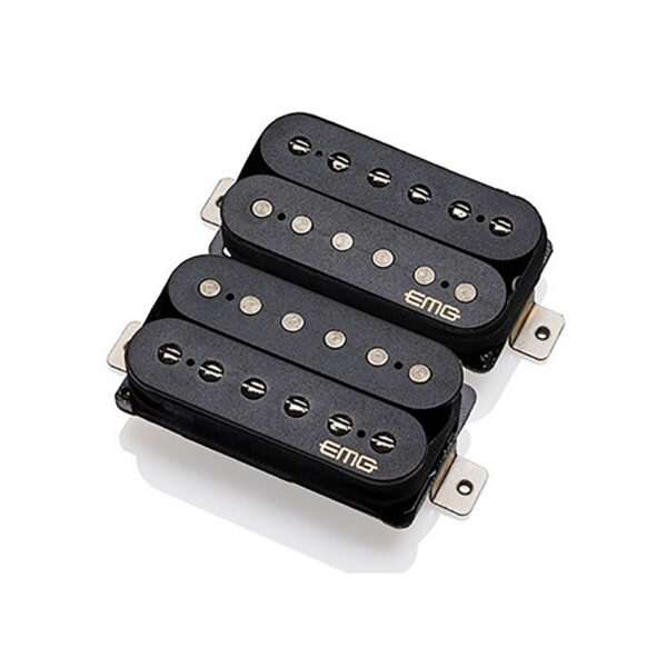 EMG Fat 55 Retro Active Humbucker Set - Black, Short Shaft