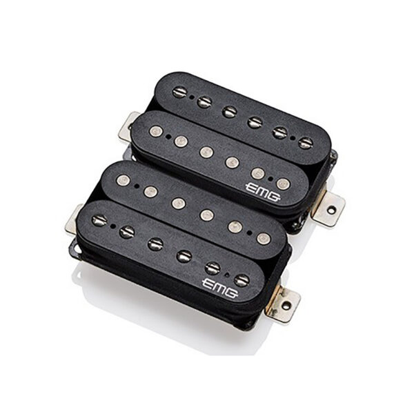 EMG Super 77 Retro Active Humbucker Set - Black, LP Spacing