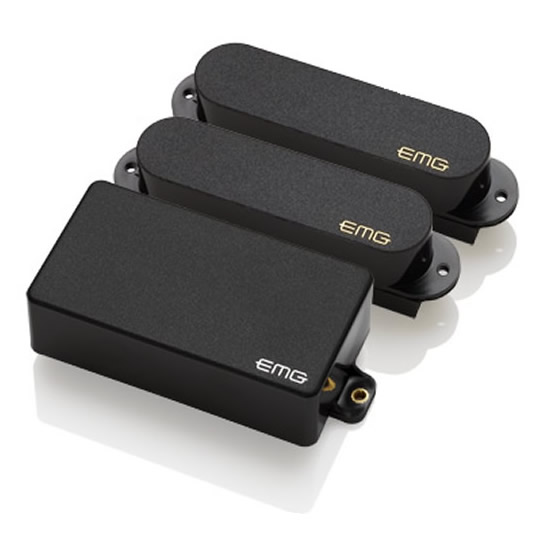 EMG SA/SA/85 HSS Active Pickup Set - Black - Image 2