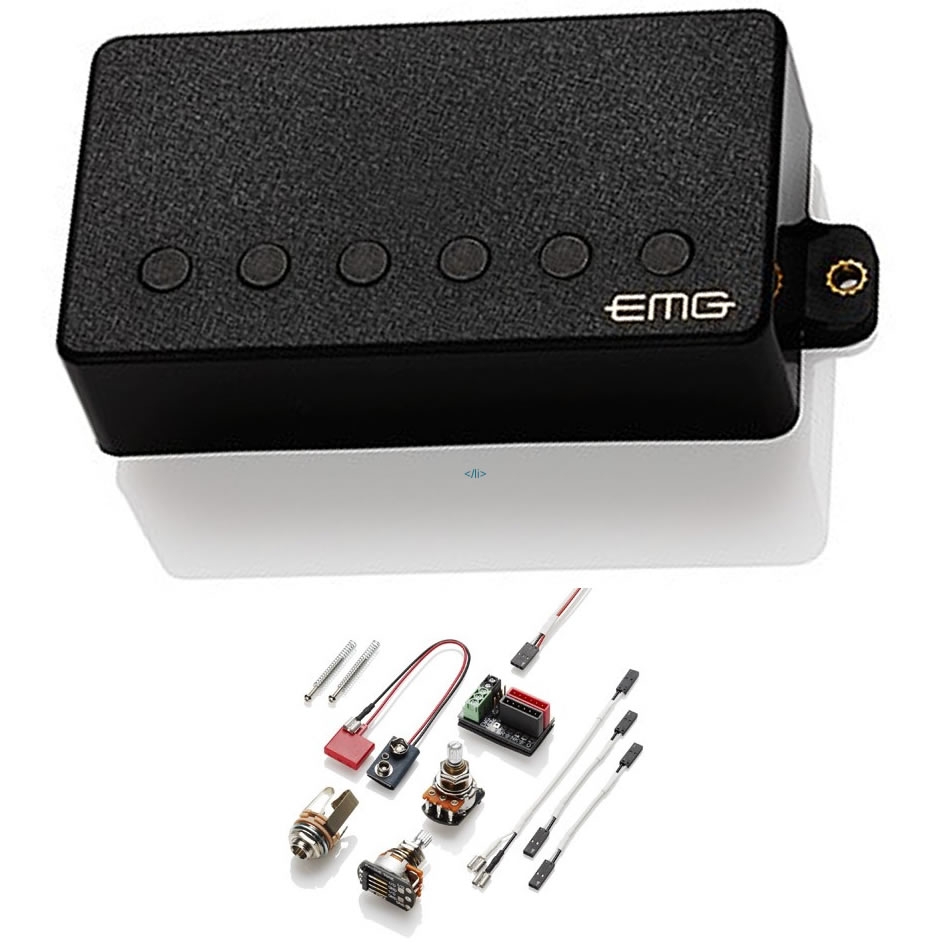 EMG 57 Active Humbucker Pickup - Black - Image 2