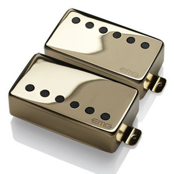 EMG MetalWorks 57/66 Solderless Humbucker Set, Gold