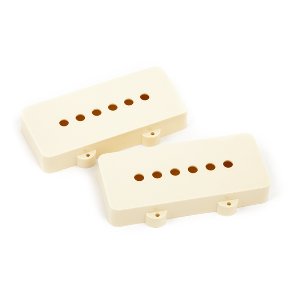 Fender Jazzmaster Pickup Covers - Aged White (Pair)