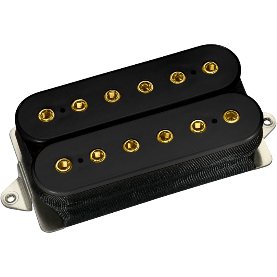 DiMarzio IGNO Bridge Humbucker - Black/Gold Poles