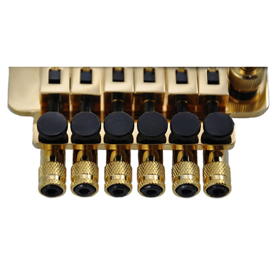 Hollow Point Set of 6 – Gold, Double Locking Trem Intonation