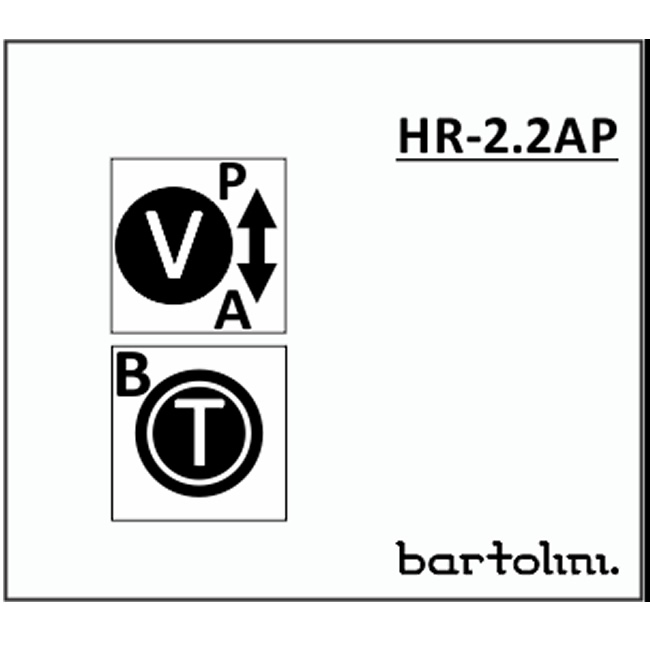 Bartolini HR2.2AP 2-Knob Prewired Bass Harness - Image 2