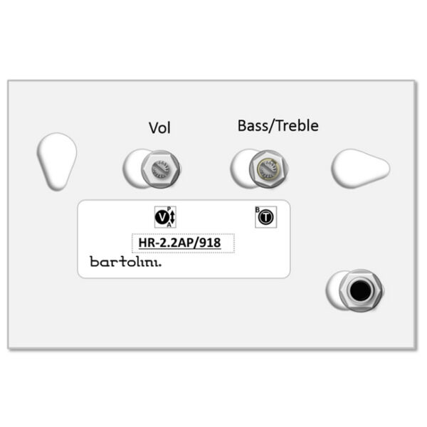 Bartolini HR2.2AP 2-Knob Prewired Bass Harness