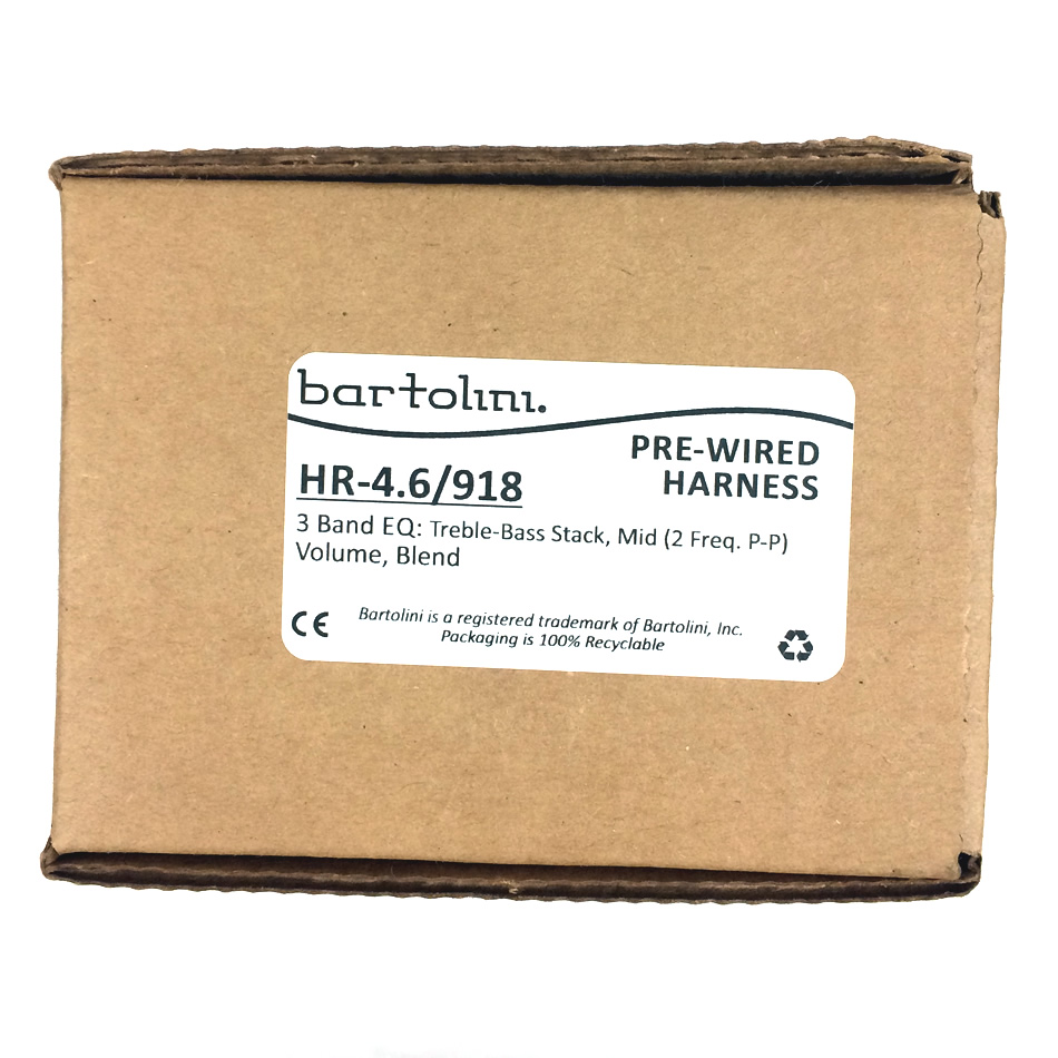 Bartolini HR4.6/918 Pre-Wired Bass Preamp Harness - Image 4