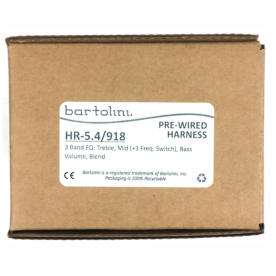 Bartolini HR5.4/918 Pre-Wired Bass Preamp Harness - Image 3