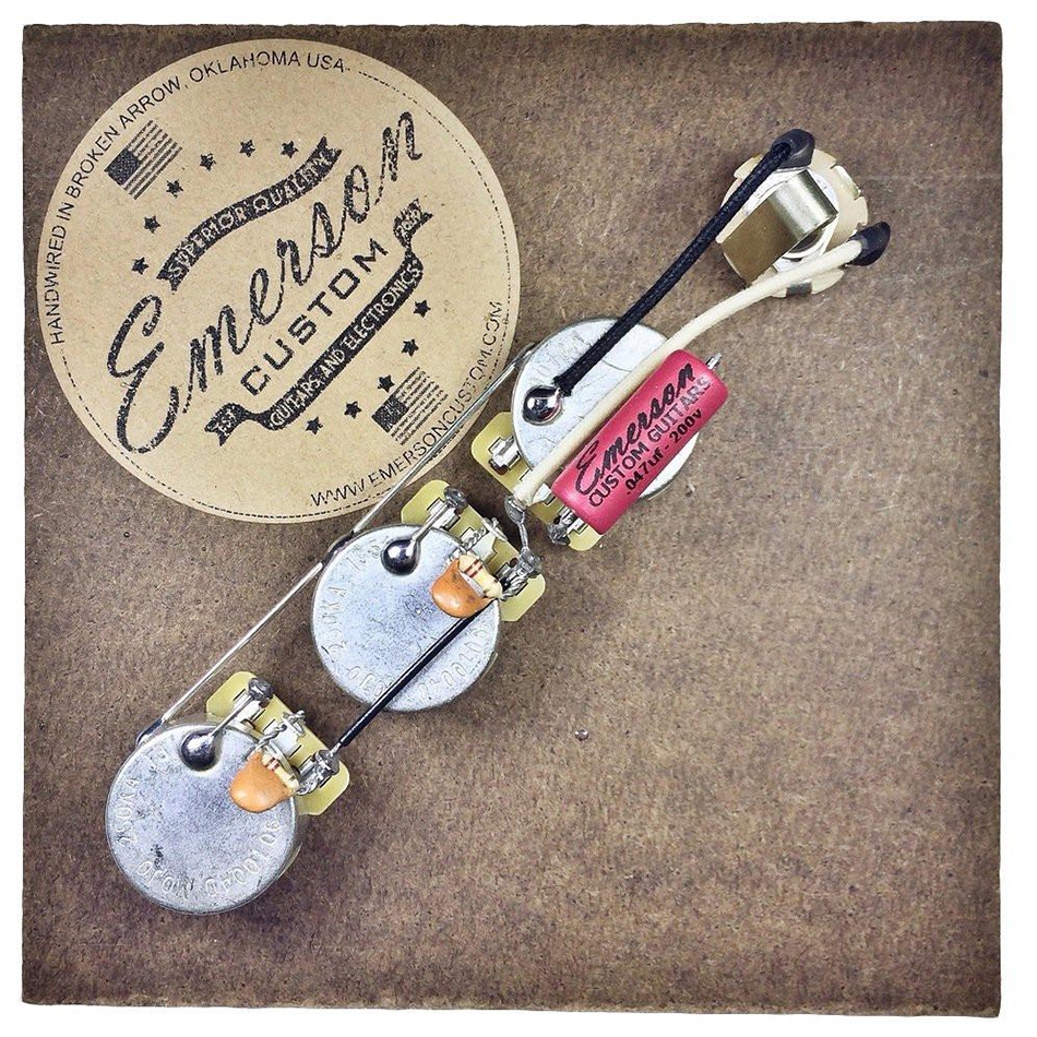 Emerson Jazz Bass Prewired Kit - 250K/0.047uf