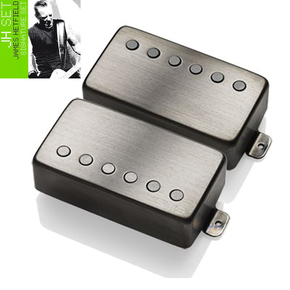 EMG JH Set - James Hetfield Signature Pickups, Brushed Black Chrome
