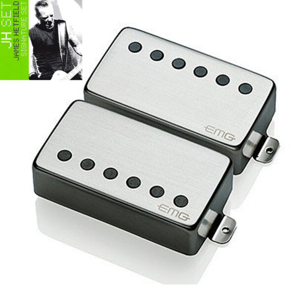 EMG James Hetfield JH Set – Brushed Chrome Pickups