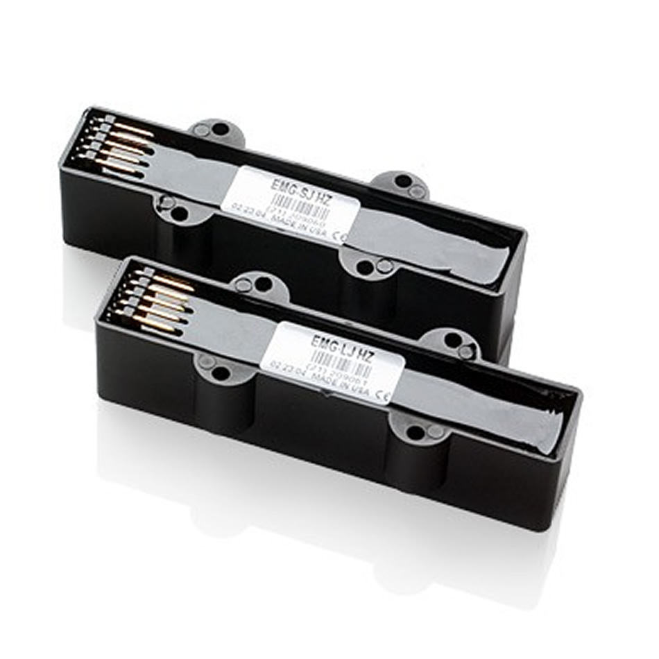 EMG JHZ Passive Jazz Bass Pickup Set, Black - Image 2