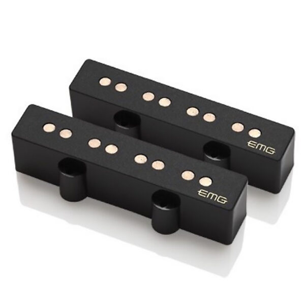EMG JV52-HZ Passive Jazz Bass Pickup Set - Black